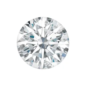 2.26 Ct. DEW Round Hearts & Arrows Forever One&trade; Moissanite Gemstone image, 