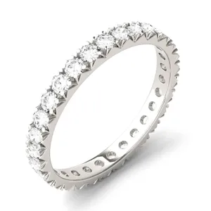 French Pavé Eternity Band image, 