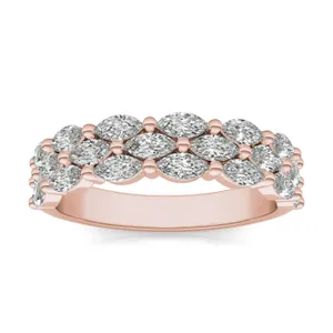 Marquise Three Row Shared Prong Ring (1 1/3 ct. tw.) image, 