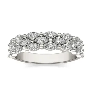 Marquise Three Row Shared Prong Ring (1 1/3 ct. tw.) image, 