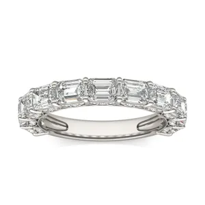 East-West Pavé Basket Anniversary Band image, 