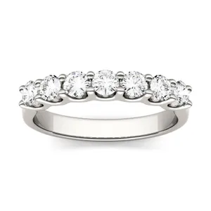 Round Brilliant Sette Anniversary Band image, 