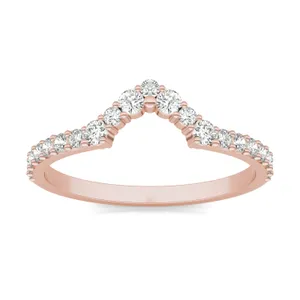 Accented Claw Prong Compass Matching Band image, 