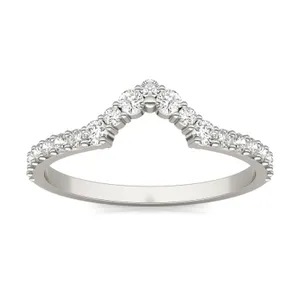 Accented Claw Prong Compass Matching Band image, 
