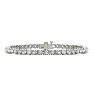 Scalloped Four-Prong Tennis Bracelet (2 7/8 ct. tw.) image, 