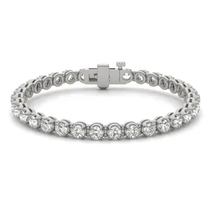 Scalloped Four-Prong Tennis Bracelet (8 1/2 ct. tw.) image, 