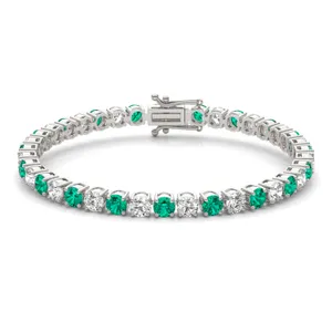 Sapphire Classic Alternating Tennis Bracelet image, 
