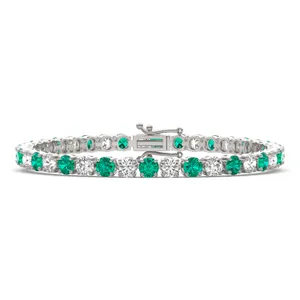 Sapphire Classic Alternating Tennis Bracelet image, 