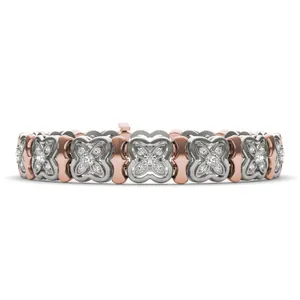 Signature Two Toned Tennis Bracelet image, 