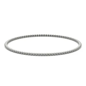 Petite Beaded Bangle Bracelet image, 