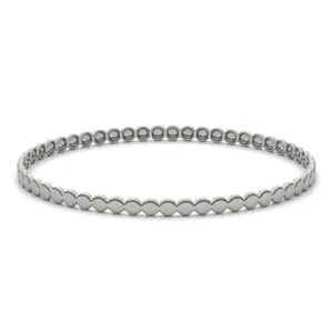 Bold Beaded Bangle Bracelet image, 