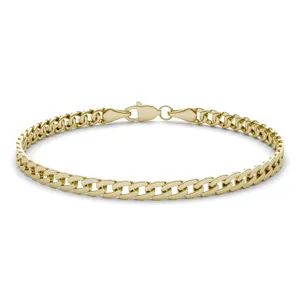 Semi-Solid Miami Cuban Link 8.5 in. Chain Bracelet image, 