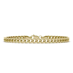 Semi-Solid Miami Cuban Link 8.5 in. Chain Bracelet image, 
