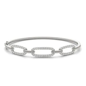 Chain Link Rope Bangle Bracelet image, 