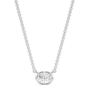 Oval Signature Bezel Necklace image, 