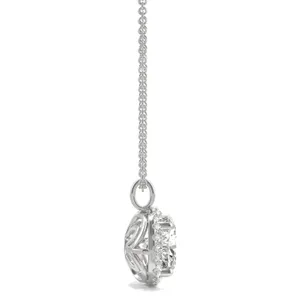 Single Bail Signature Halo Pendant image, 