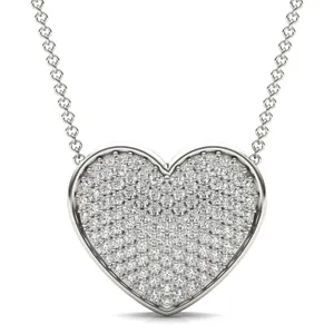 Signature Pavé Heart Pendant image, 