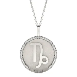 Petite Capricorn Zodiac Pendant image, 