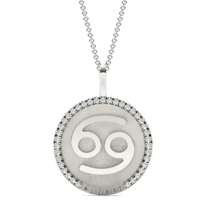 Petite Cancer Zodiac Pendant image, 