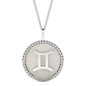 Petite Gemini Zodiac Pendant image, 