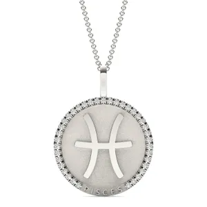Petite Pisces Zodiac Pendant image, 
