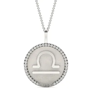 Petite Libra Zodiac Pendant image, 