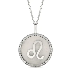Petite Leo Zodiac Pendant image, 