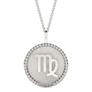 Petite Virgo Zodiac Pendant image, 