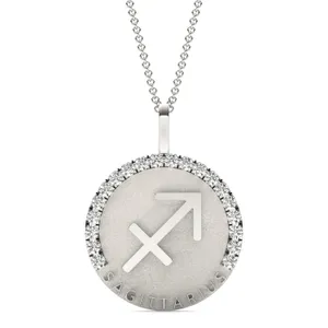 Bold Sagittarius Zodiac Pendant image, 