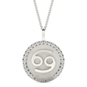 Bold Cancer Zodiac Pendant image, 