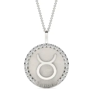 Bold Taurus Zodiac Pendant image, 