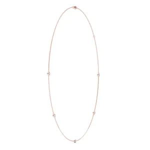 Five-Stone Petite Station Necklace image, 