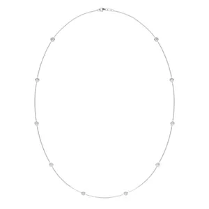 Ten-Stone Classic Station Necklace image, 