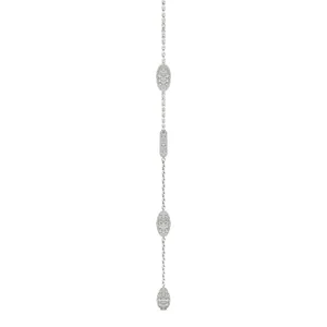 Pavé Couture Lariat Necklace image, 