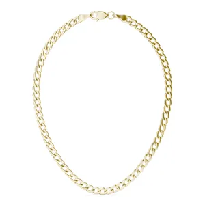 Semi-Solid Cuban Link 18 in. Chain Necklace image, 