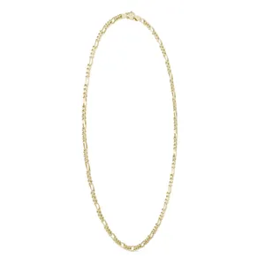 Semi-Solid Figaro Link 18 in. Chain Necklace 3.4mm image, 