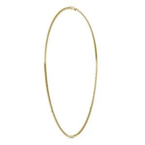Hollow Round Box 20 in. Chain Necklace image, 