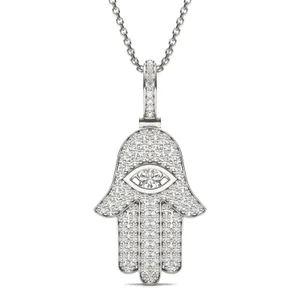 Hamsa Pendant (2/3 ct. tw.) image, 