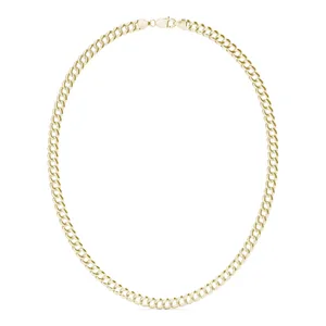 Semi-Solid Miami Cuban Link 26 in. Chain Necklace 9.3mm image, 