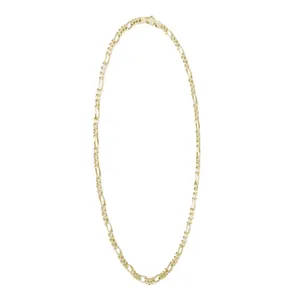 Semi-Solid Figaro Link 24 in. Chain Necklace 5.8mm image, 