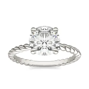 Round Brilliant Classic Rope Solitaire image, 