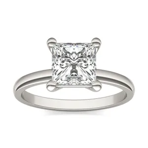 Princess Classic Solitaire Engagement Ring image, 
