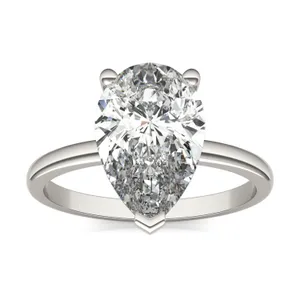 Pear Classic Solitaire Engagement Ring image, 