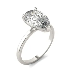 Pear Classic Solitaire Engagement Ring image, 