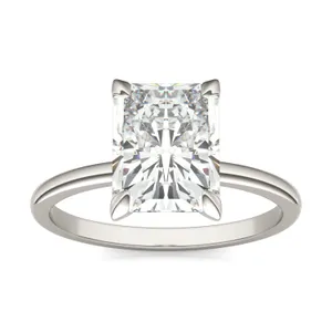 Radiant Classic Solitaire Engagement Ring image, 