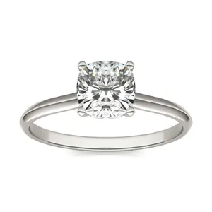 Cushion Signature Solitaire Engagement Ring image, 