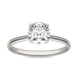 Round Hearts & Arrows Signature Solitaire Engagement Ring image, 