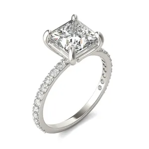 Princess Martini Accented Engagement Ring image, 