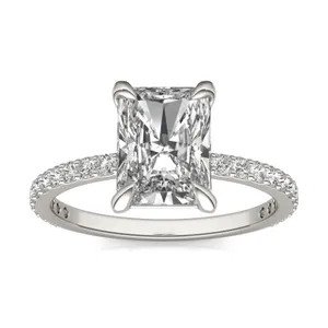 Radiant Martini Accented Engagement Ring image, 