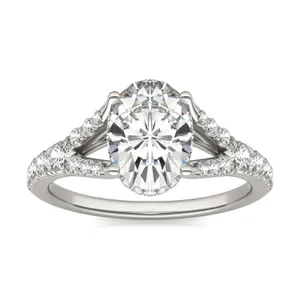 Oval Duet Engagement Ring image, 